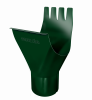 Воронка желоба 125/90 Rooftop dRain Ral 6005 Grand Line